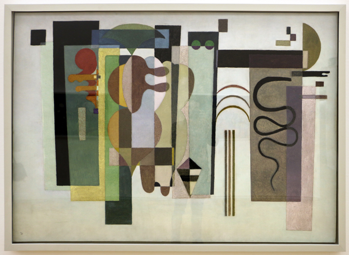  瓦西里·康丁斯基 wassily kandinsky ——两个绿色的点